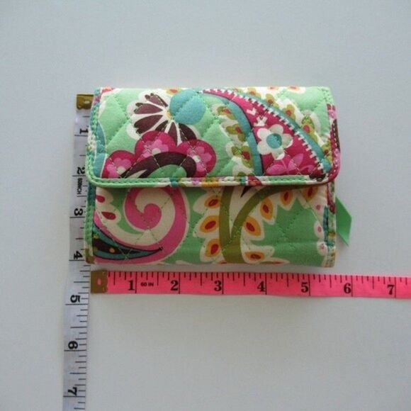 Vera Bradley Tutti Frutti Trifold Euro Wallet - Picture 6 of 8